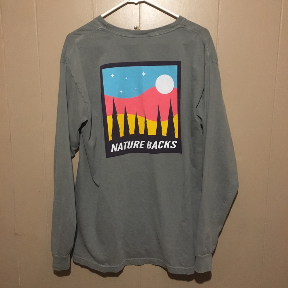 Nature Backs x Comfort Colors t shirt adult large